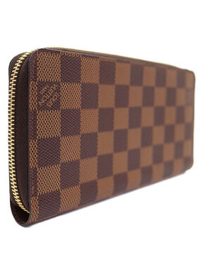 Louis Vuitton Wallet Zipper Long Zippy Damier Round